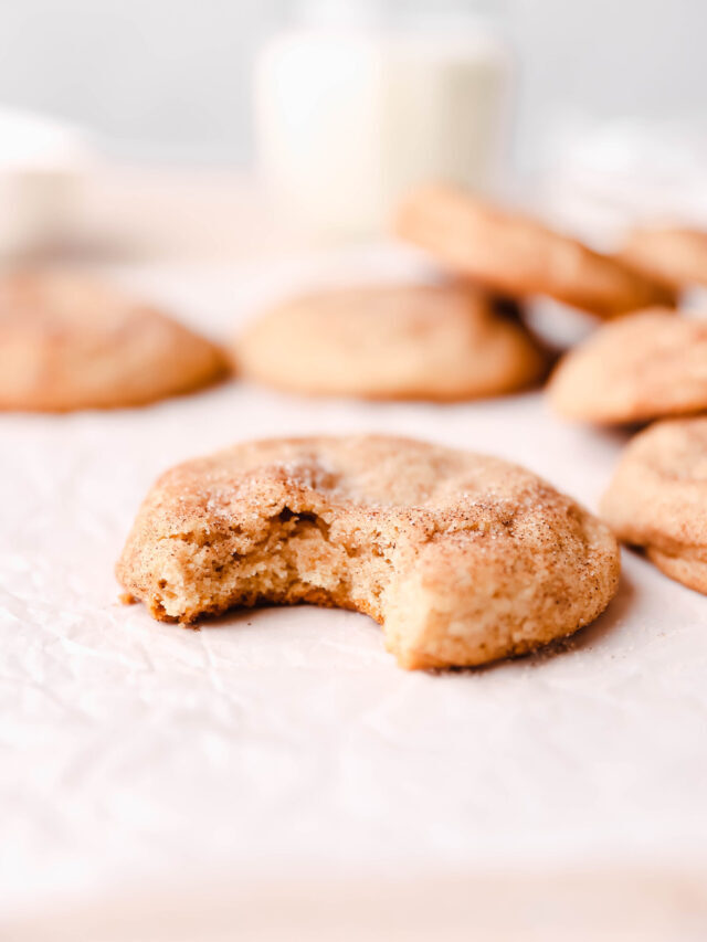 Thick & Soft Snickerdoodle Cookies