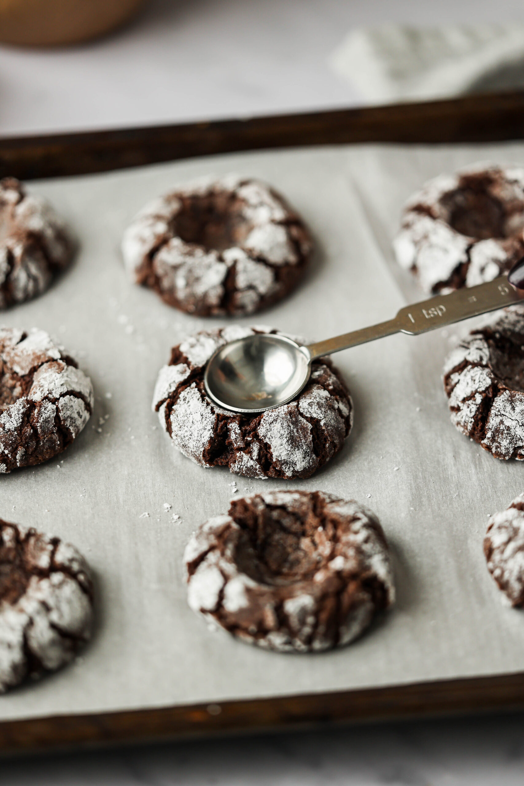 Chocolate Caramel Thumbprint Cookies | Sturbridge Bakery