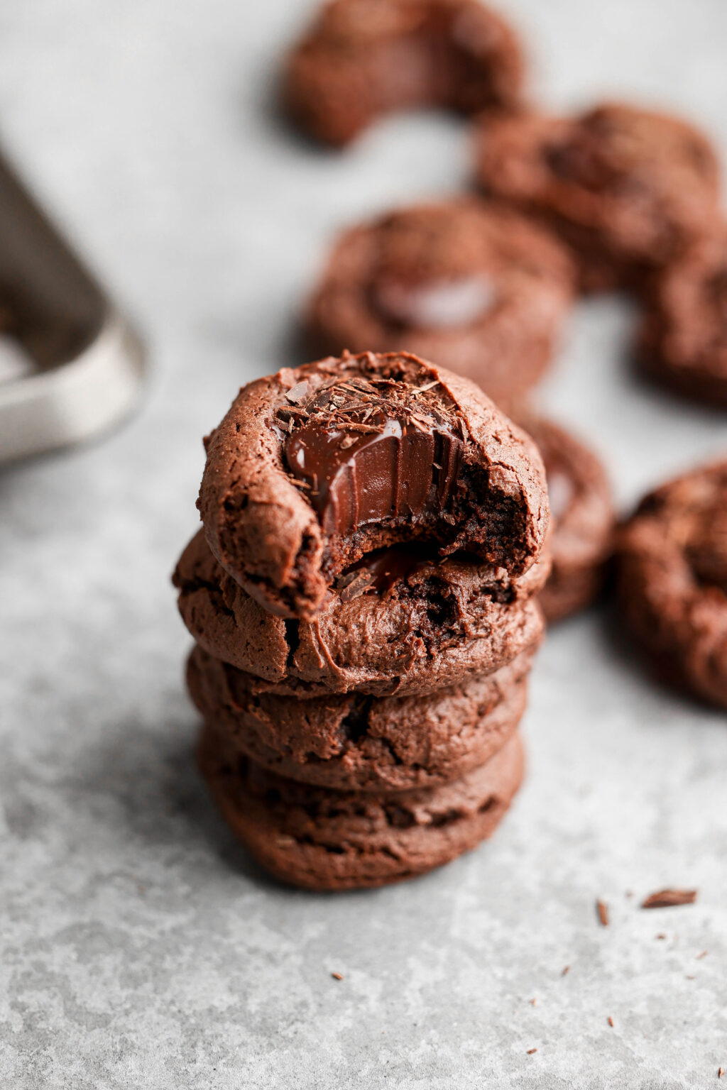 Dark Chocolate Thumbprint Cookies Sturbridge Bakery 
