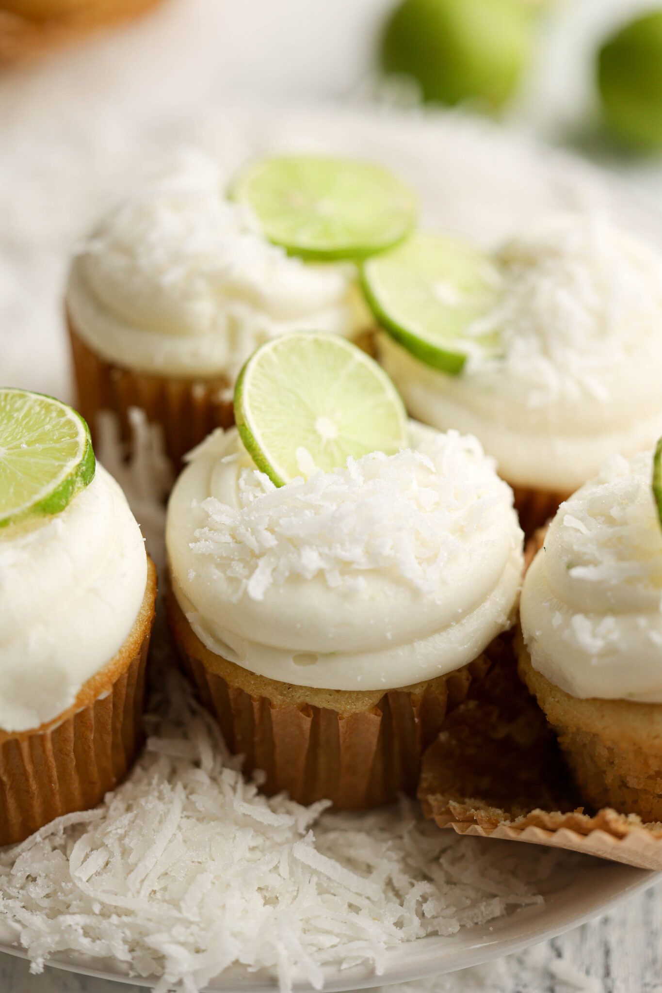 Coconut Key Lime Cupcakes | Sturbridge Bakery